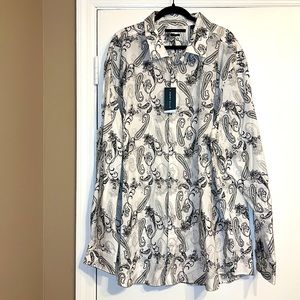 NWT PERRY ELLIS DRESS SHIRT